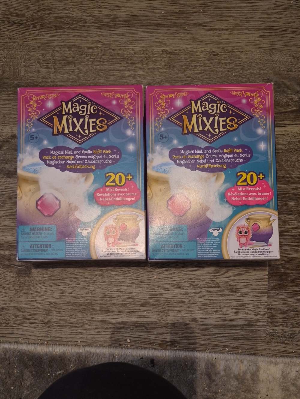 2x Magic Mixies Magical Mist & Spells Refill Pack - Pink